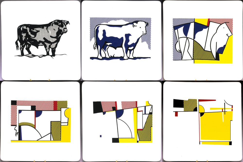 From RLF Archives: Full set of plates reproducing six Bull prints. Photo: Courtesy RLF Archives