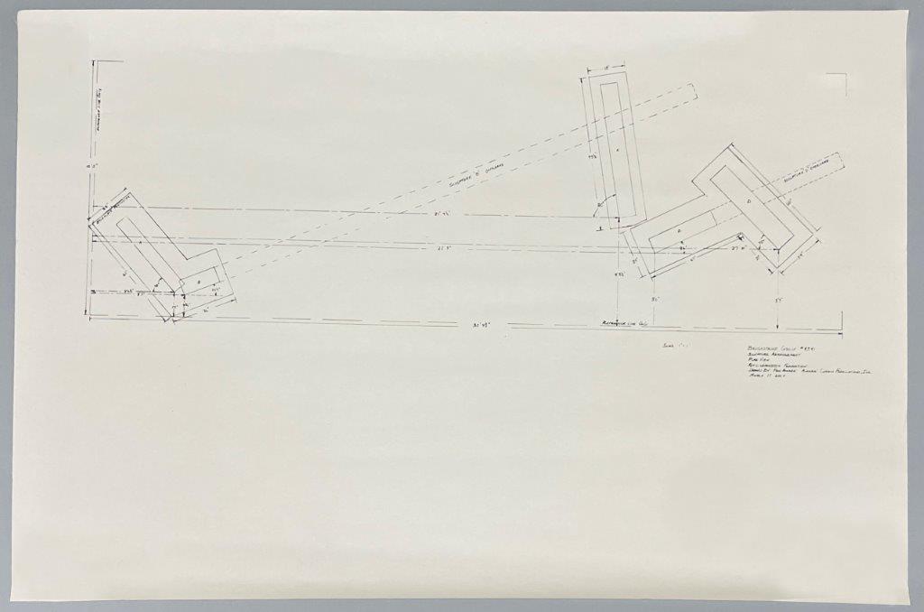 From RLF Archives: Blueprint plan for sculpturePhoto: Courtesy RLF Archives
