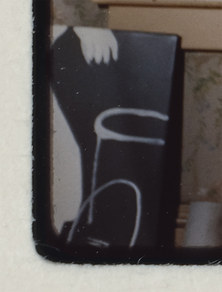 From RLF Archives: Detail of archival image showing an earlier idea for RLCR 665, or possibly the painting in progress
Photo: Courtesy RLF Archives