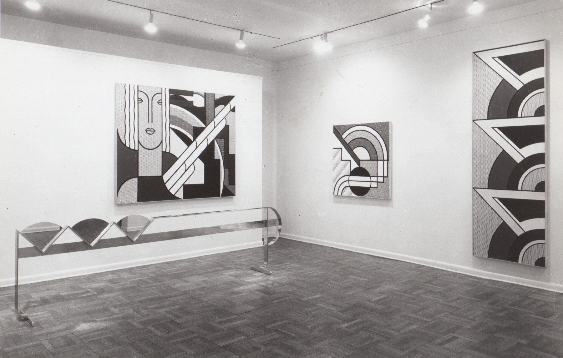 From Other Archives and Repositories: Installation photograph taken at the artist's solo show at Leo Castelli Gallery, October 28–November 18, 1967.
Photo: © Castelli Gallery