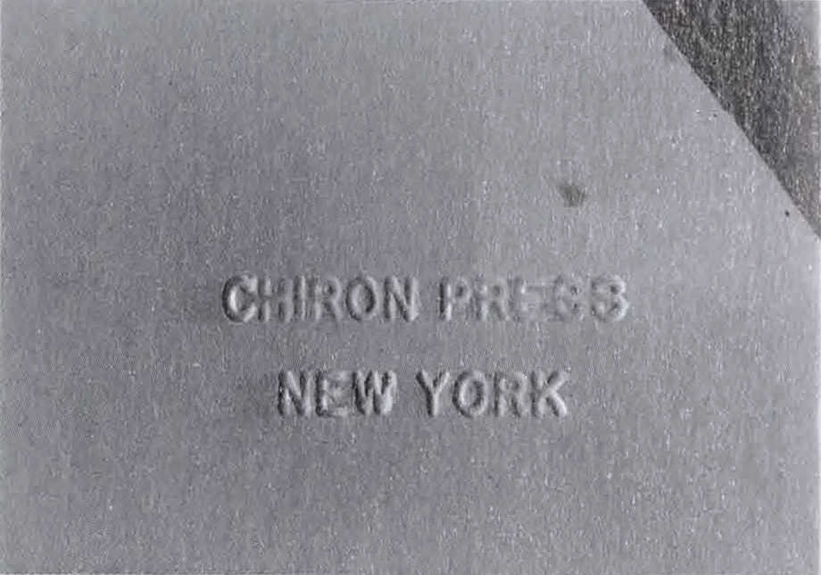Chiron Press, New York