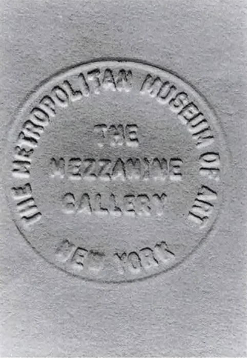 The Mezzanine Gallery, The Metropolitan Museum of Art, New York