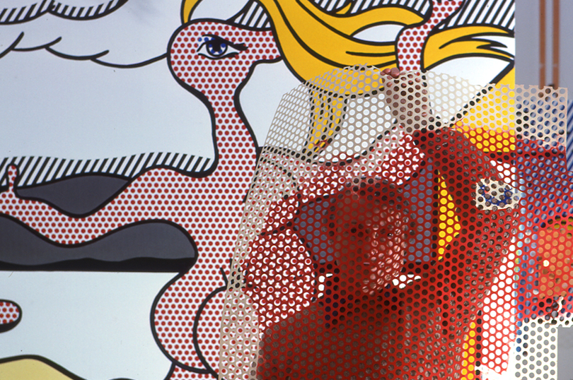 National Gallery of Art Material Collection. Many technical materials used by Roy Lichtenstein in his artistic practice, including color separation drawings, wood blocks and color blocks, and workshop studies, are housed in the Art Material Collection of the National Gallery of Art, a study center established by the museum's conservation department. Photo: Unknown photographer; Courtesy RLF Archives