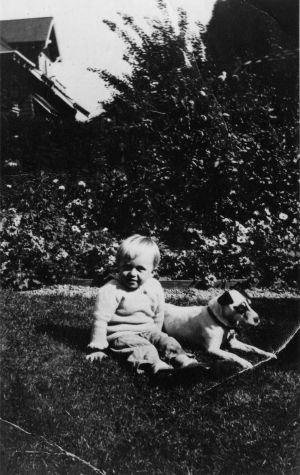 Sam Francis in San Mateo, California, 1925