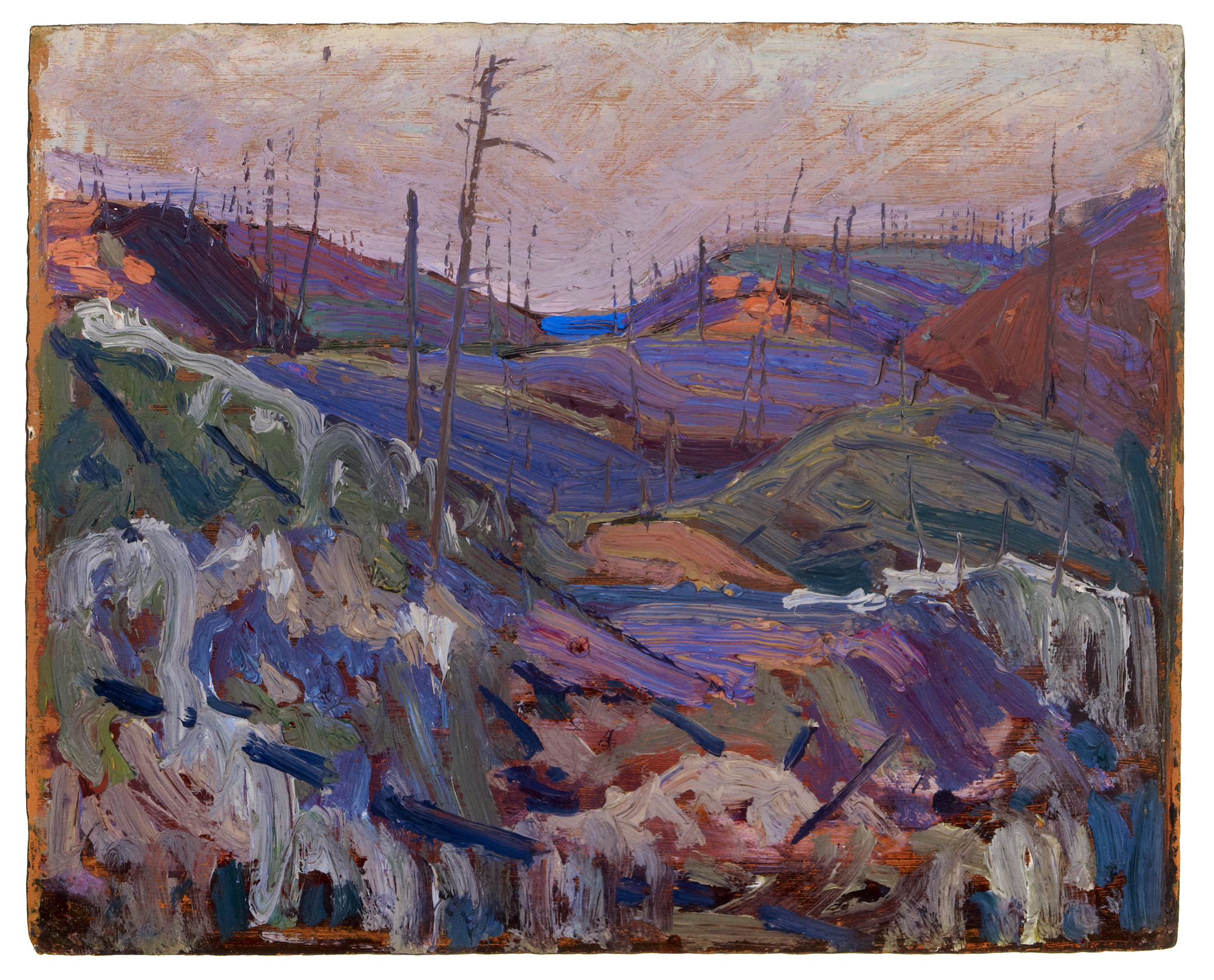 FireSwept Hills, Summer of fall 1915 (1915.72) Catalogue entry Tom