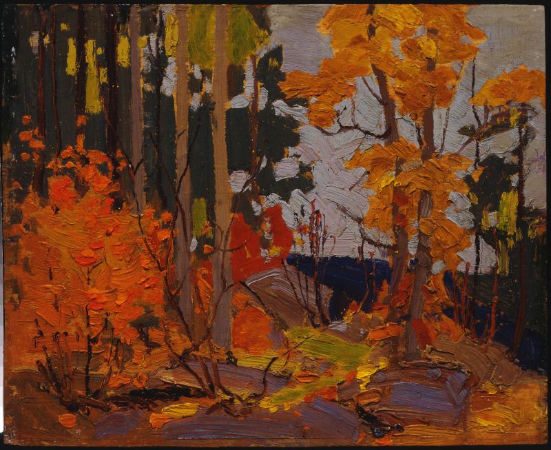 Early autumn in Algonquin Park パステル画 Algonquin Park Early Autumn by Shi Le | Mayberry Fine Art