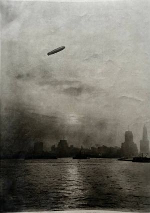 Dirigible, 1929 (1929.44). The airship, then a global symbol of modern technology and speed, likely inspired his painting Dirigible of that same year.