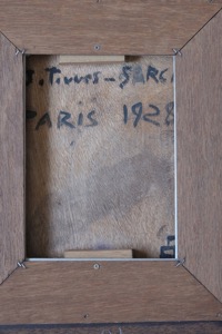 Portrait, 1928 (1928.121). Verso