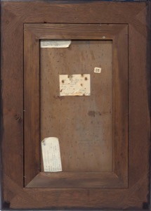 Estructure en bois dècoupé, 1930 (1930.87). Verso